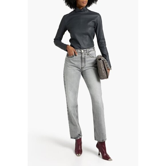 Frame Denim Denim - Frame Denim High 'N' Tight Everwood Straight Jean Grey | 32 | NWT